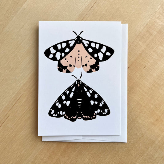 Two Moths - Card
