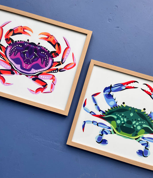 Eastern Blue Crab - Limited Edition Giclée Art Print