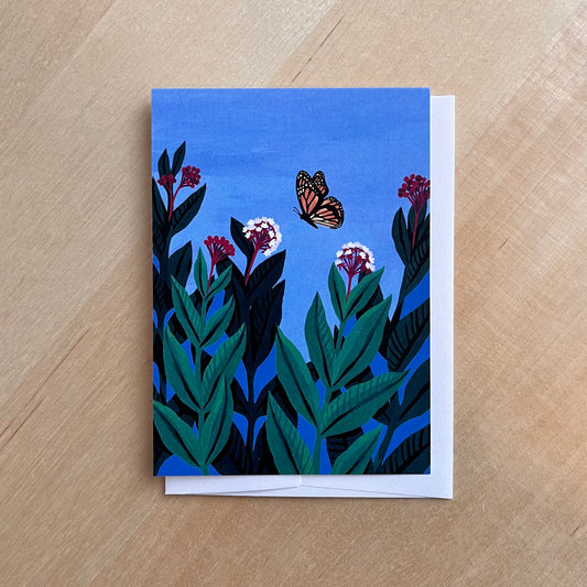 Monarch Milkweed - Card