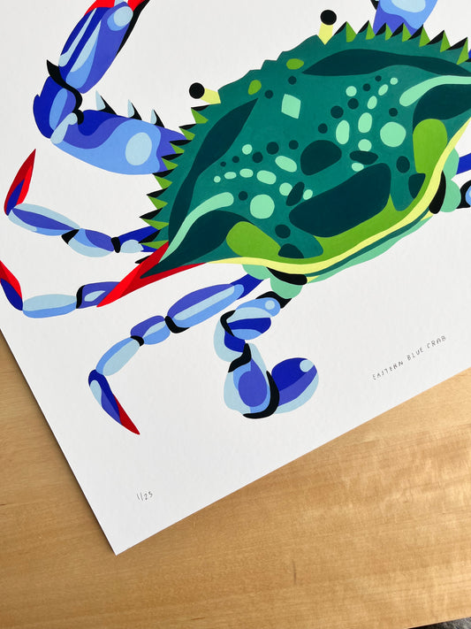 Eastern Blue Crab - Art Print