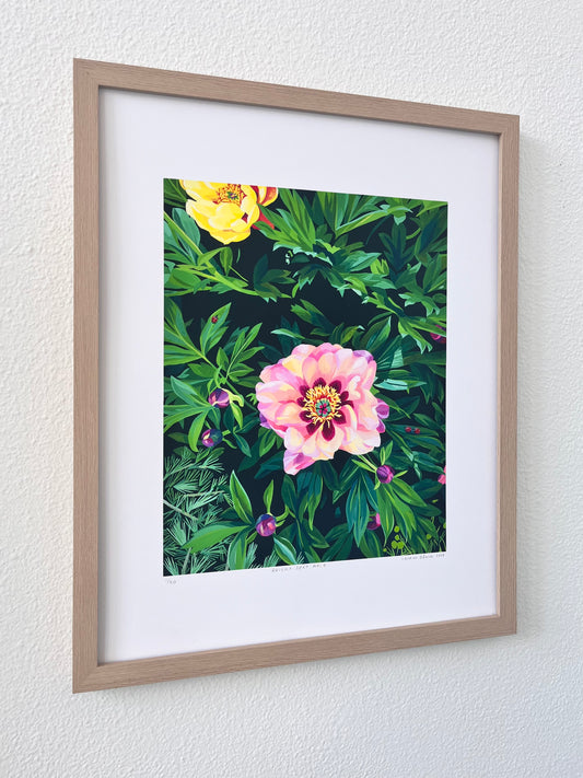Bright Spot No.4 (Peonies) - Limited Edition Giclée Art Print
