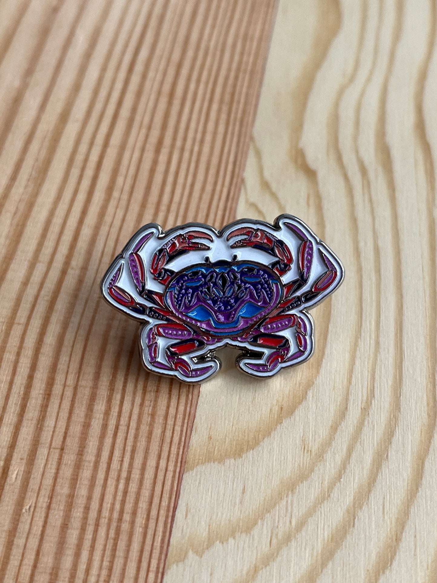 Dungeness Crab Enamel Pin