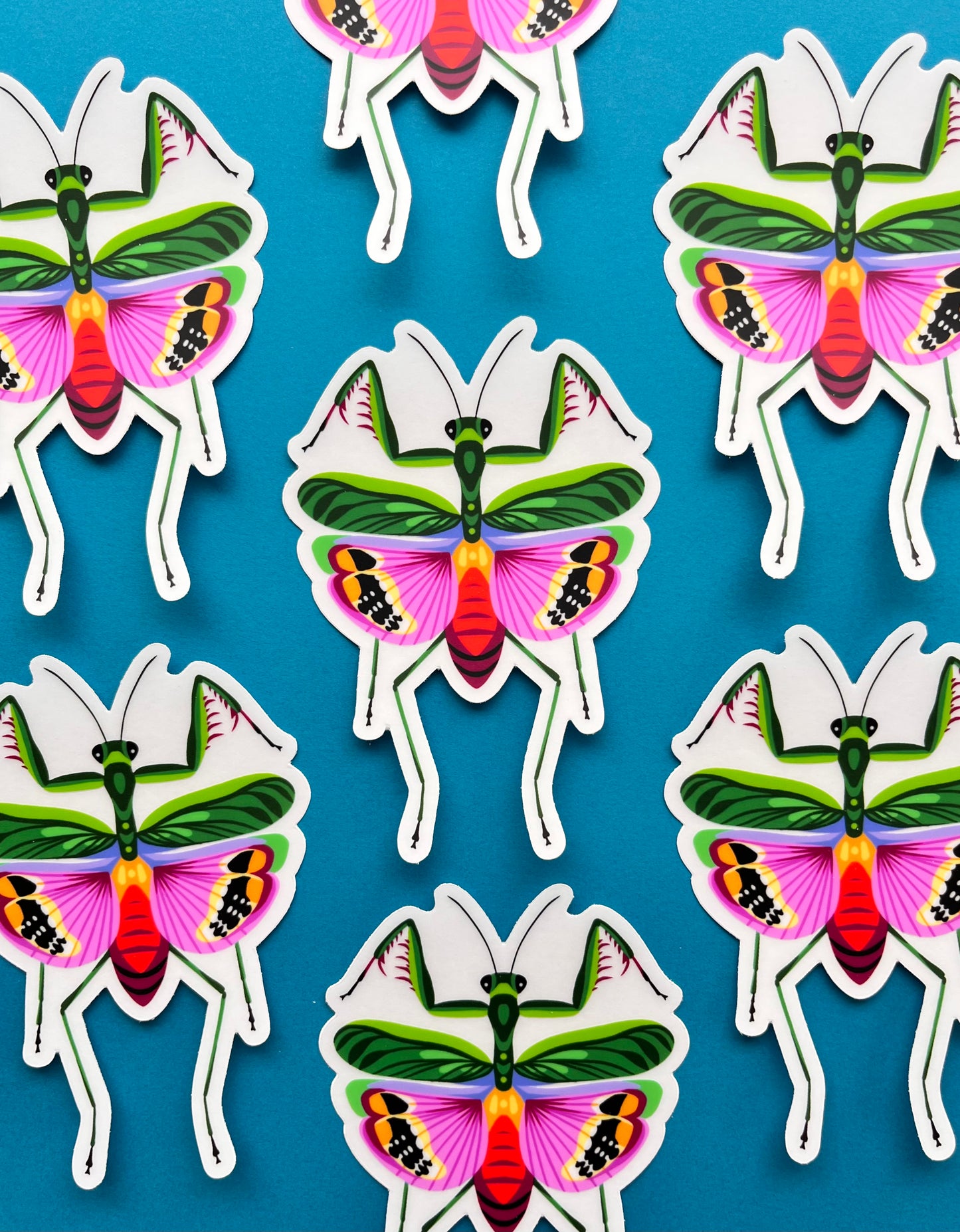 Praying Mantis Sticker