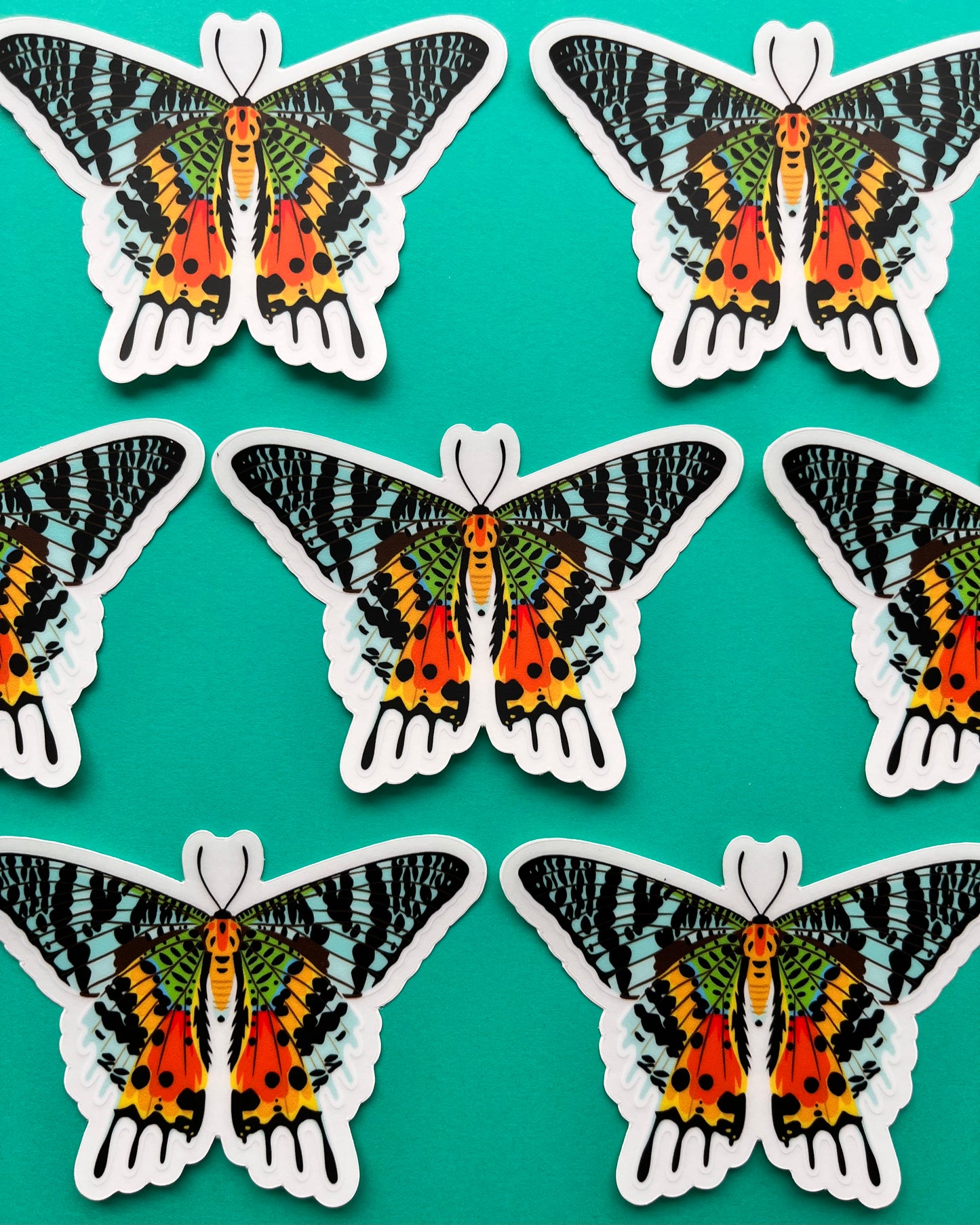 Sunset Moth Sticker