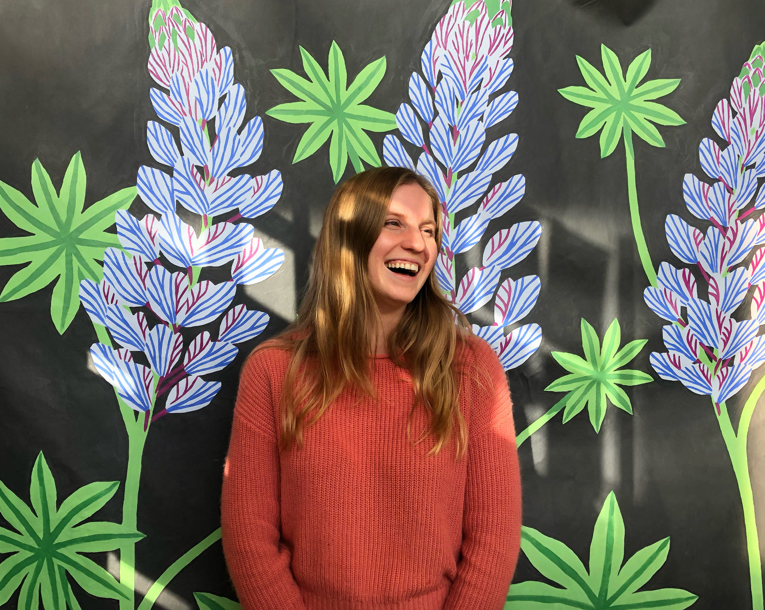 Portrait of Portland, OR muralist Lauren Blair 