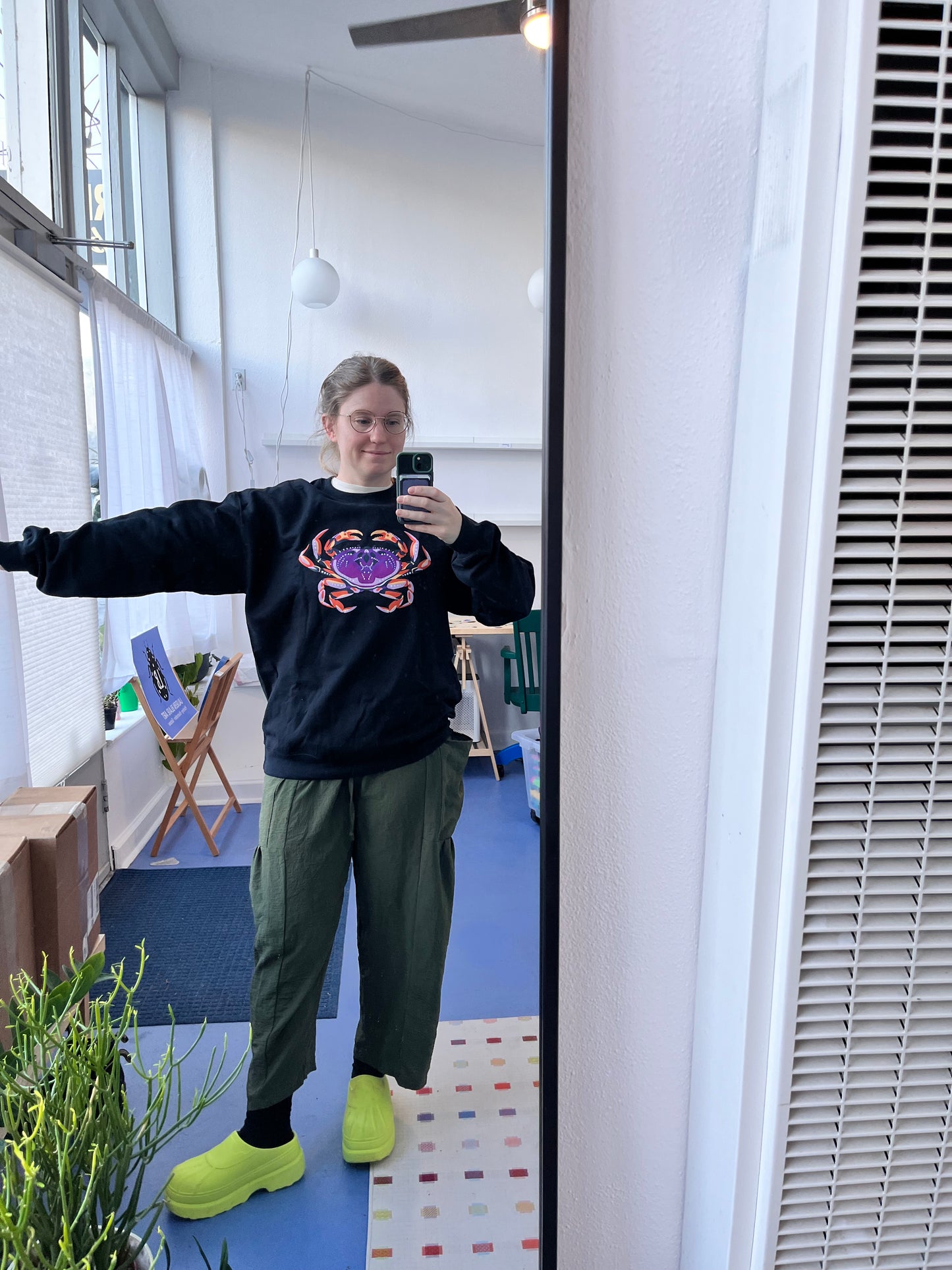 Crab Crewneck Sweatshirt