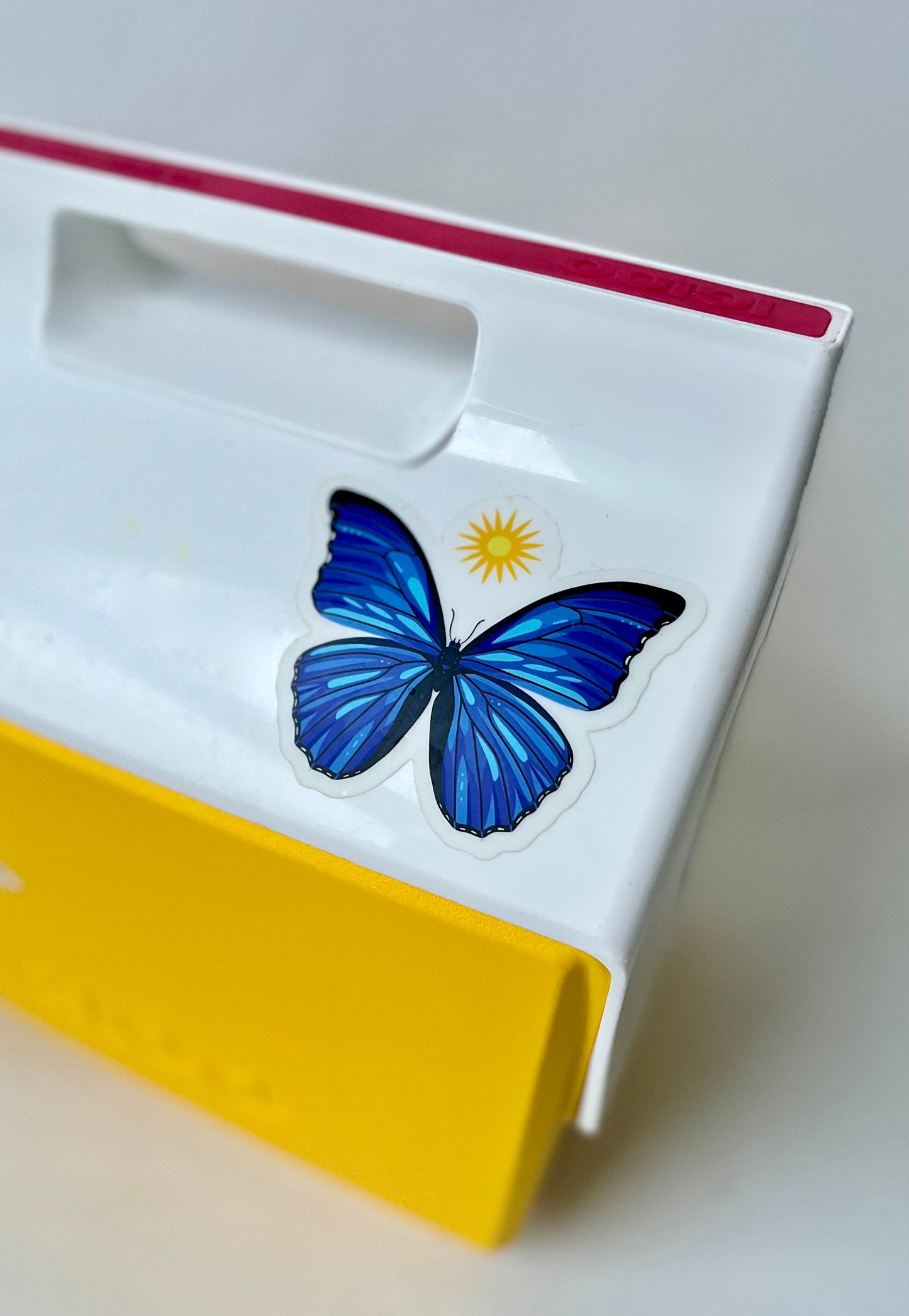 Blue Morpho Butterfly Sticker