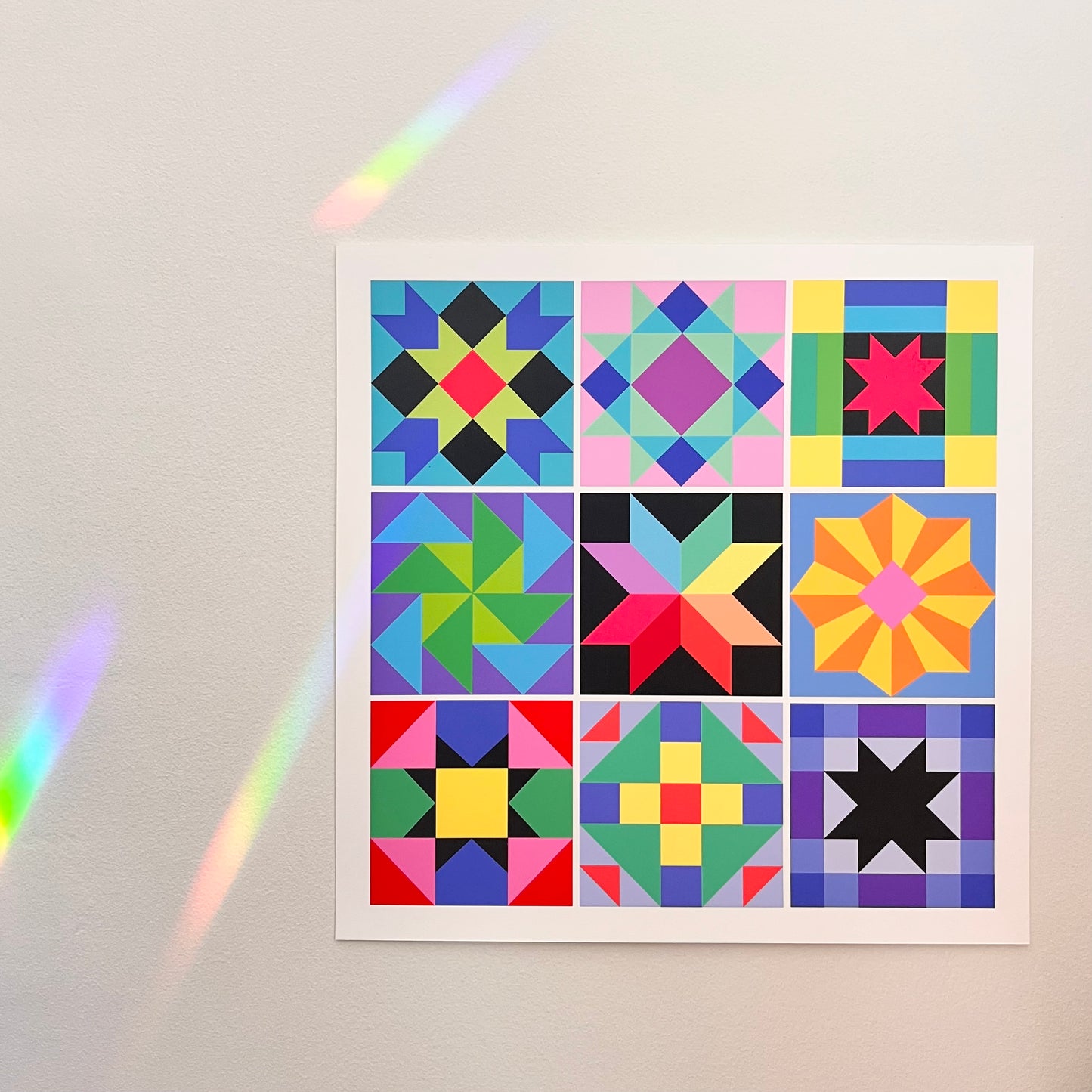 Quilt Squares - Art Print