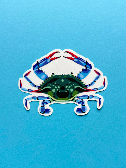 Eastern Blue Crab Sticker