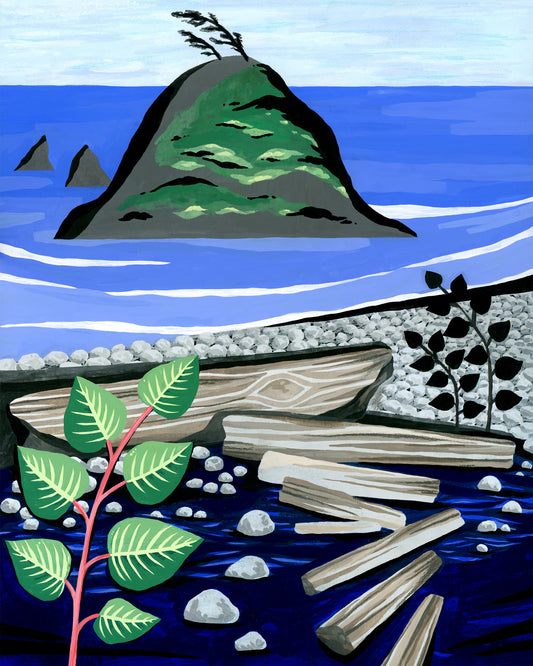 Original painting of the Oregon coast
