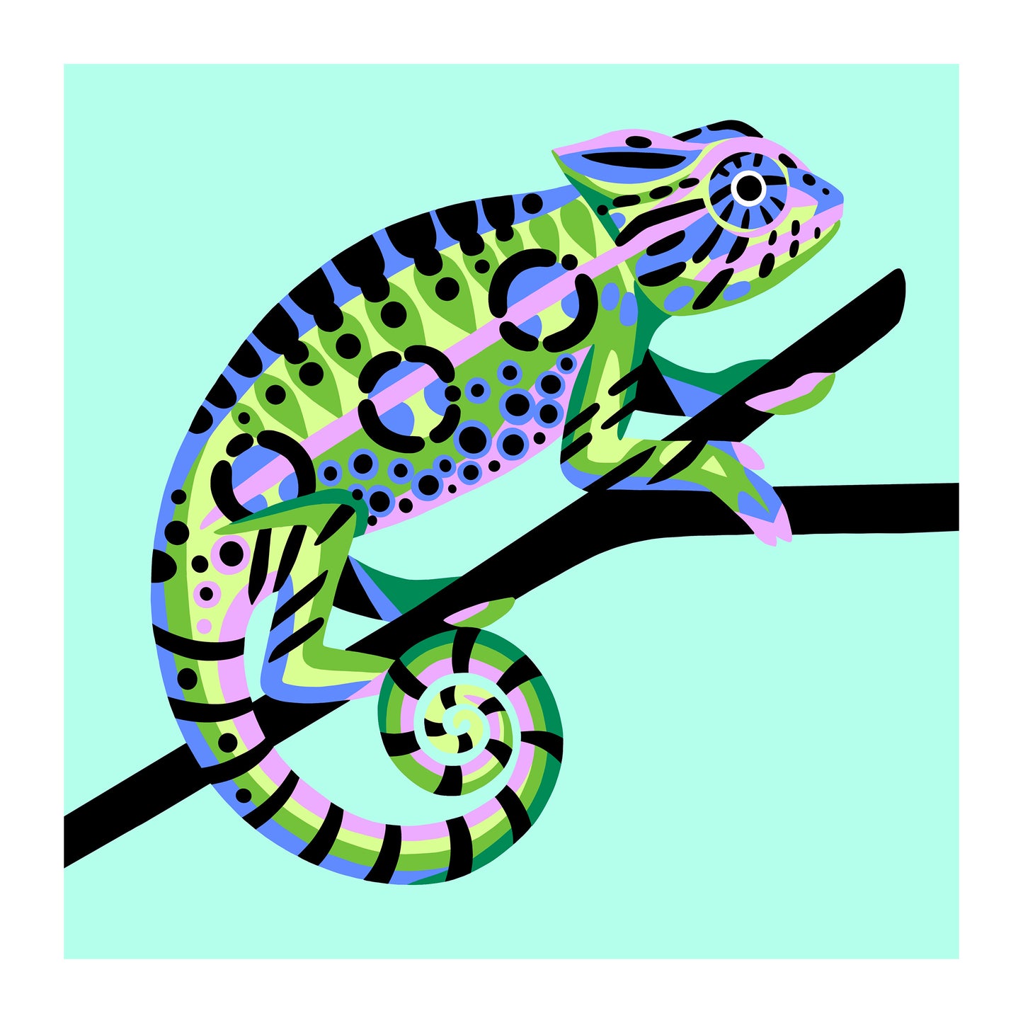 Chameleon - Art Print