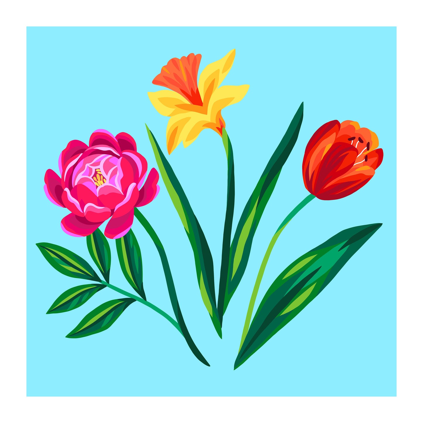 Spring Flowers - Art Print